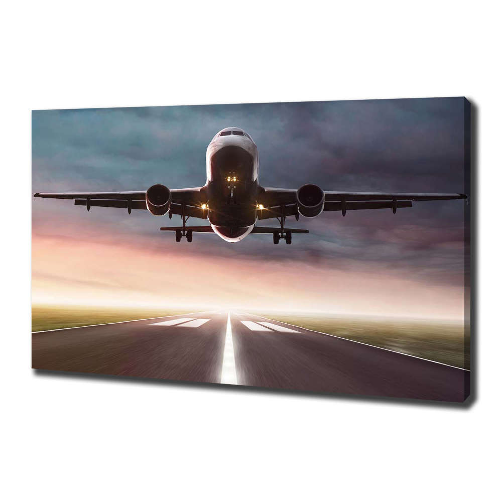 Canvas wall art Starting plane