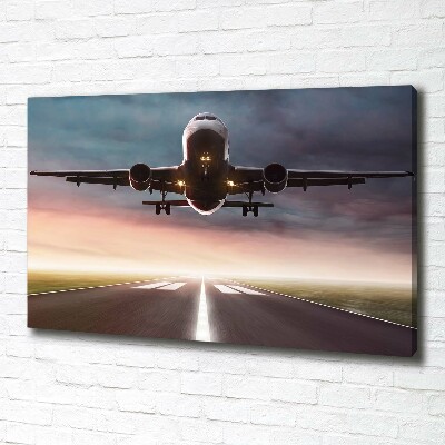 Canvas wall art Starting plane