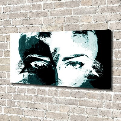 Canvas wall art Abstraction woman