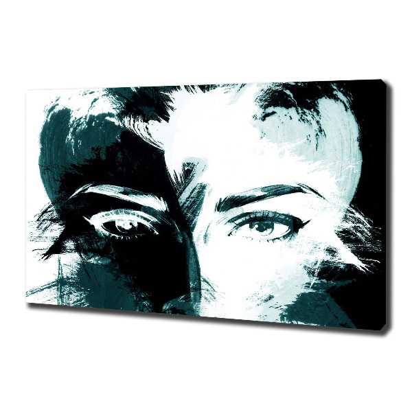 Canvas wall art Abstraction woman