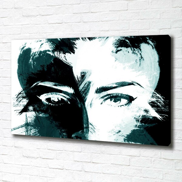 Canvas wall art Abstraction woman