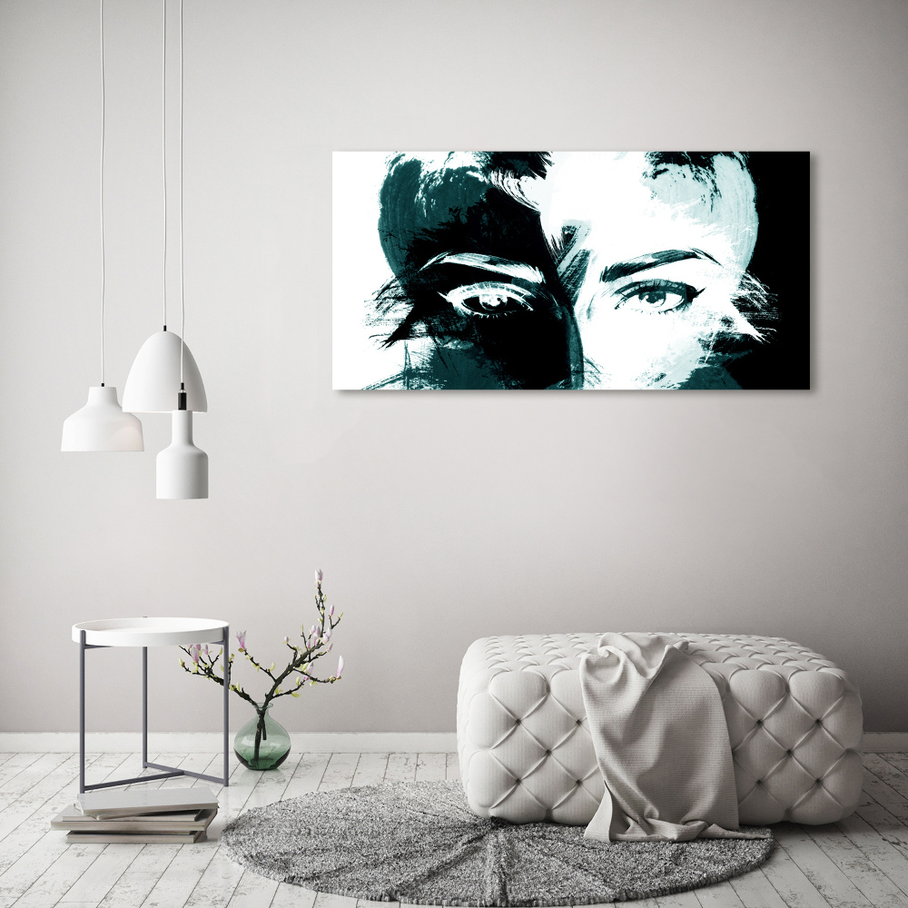 Canvas wall art Abstraction woman