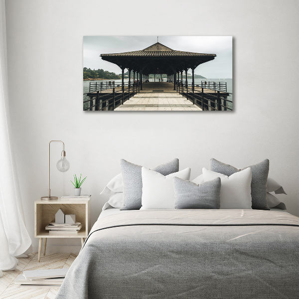 Canvas wall art Pier in Hong Kong