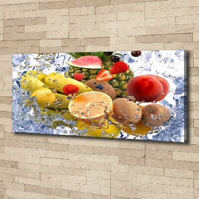 Canvas wall art Fruit and water