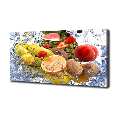 Canvas wall art Fruit and water