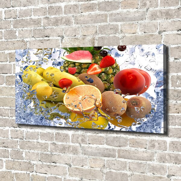 Canvas wall art Fruit and water