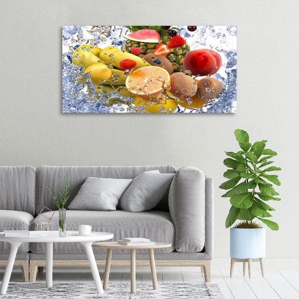 Canvas wall art Fruit and water