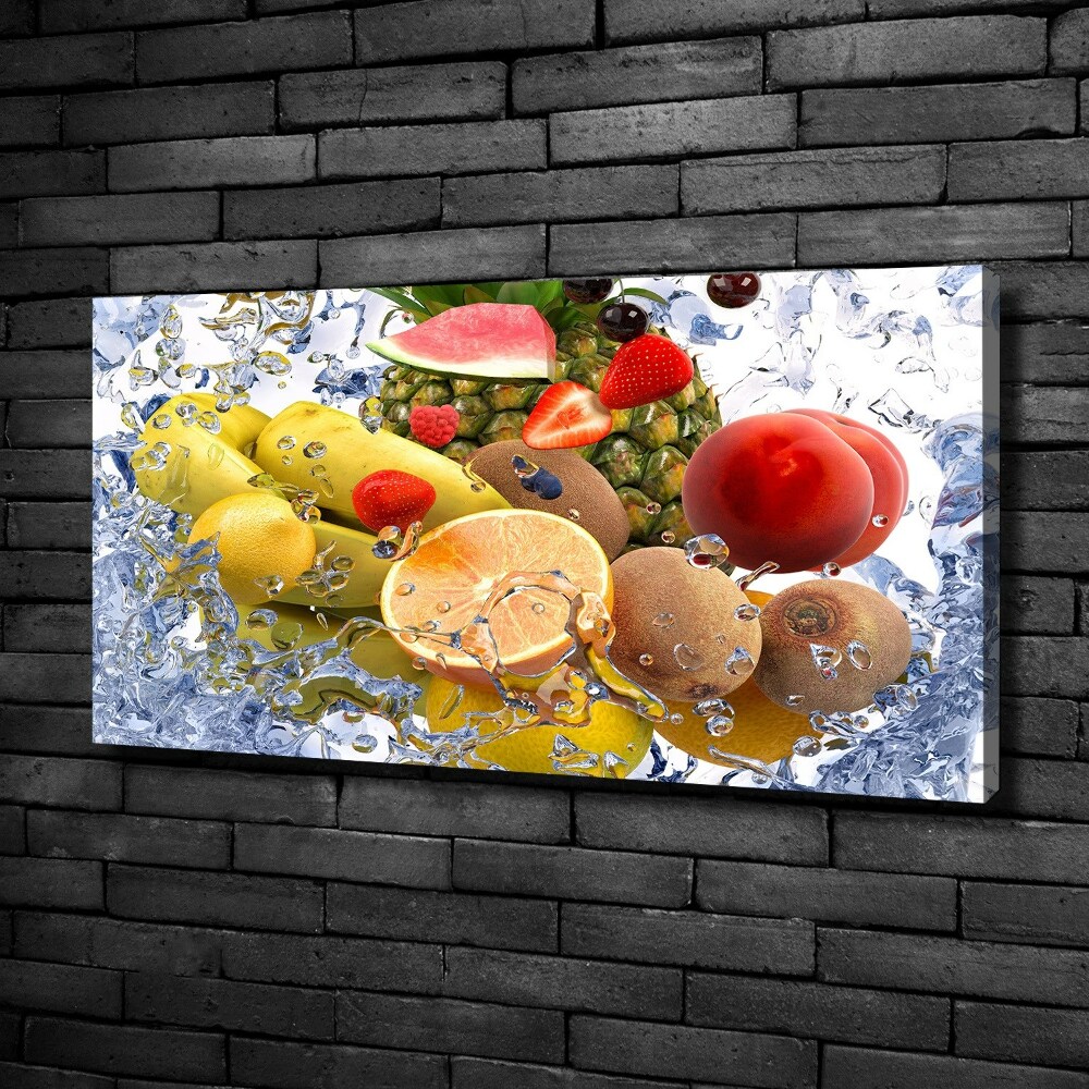 Canvas wall art Fruit and water