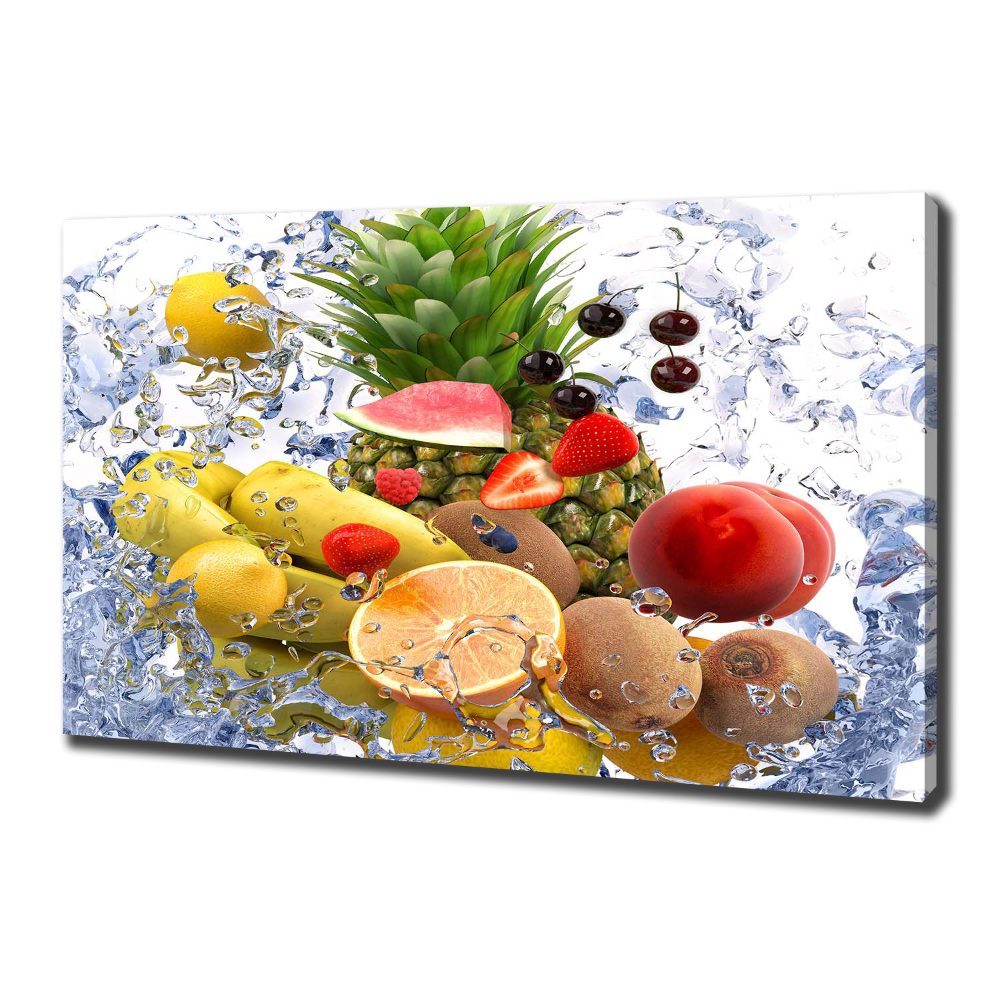 Canvas wall art Fruit and water