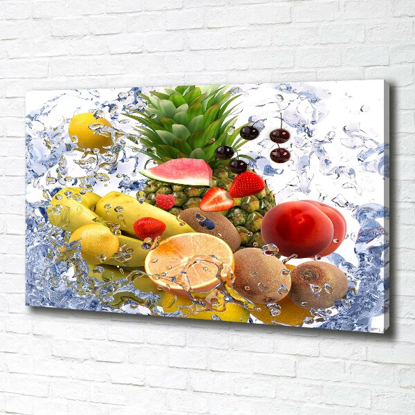 Canvas wall art Fruit and water