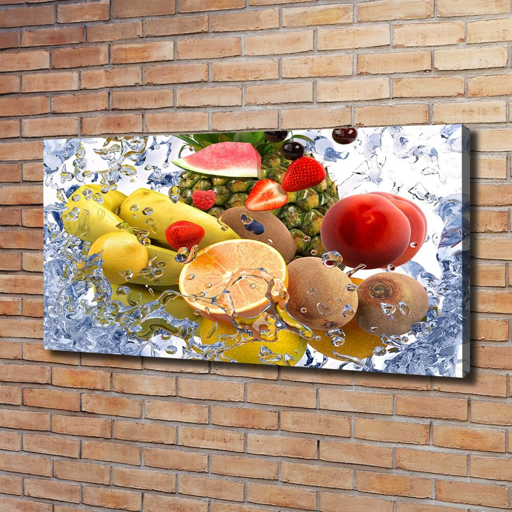 Canvas wall art Fruit and water