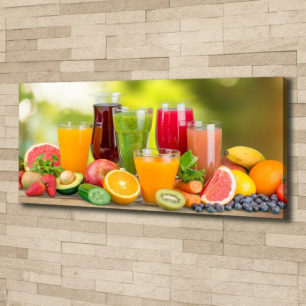 Canvas wall art Fruit juices