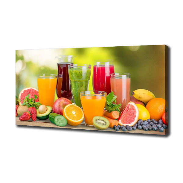 Canvas wall art Fruit juices