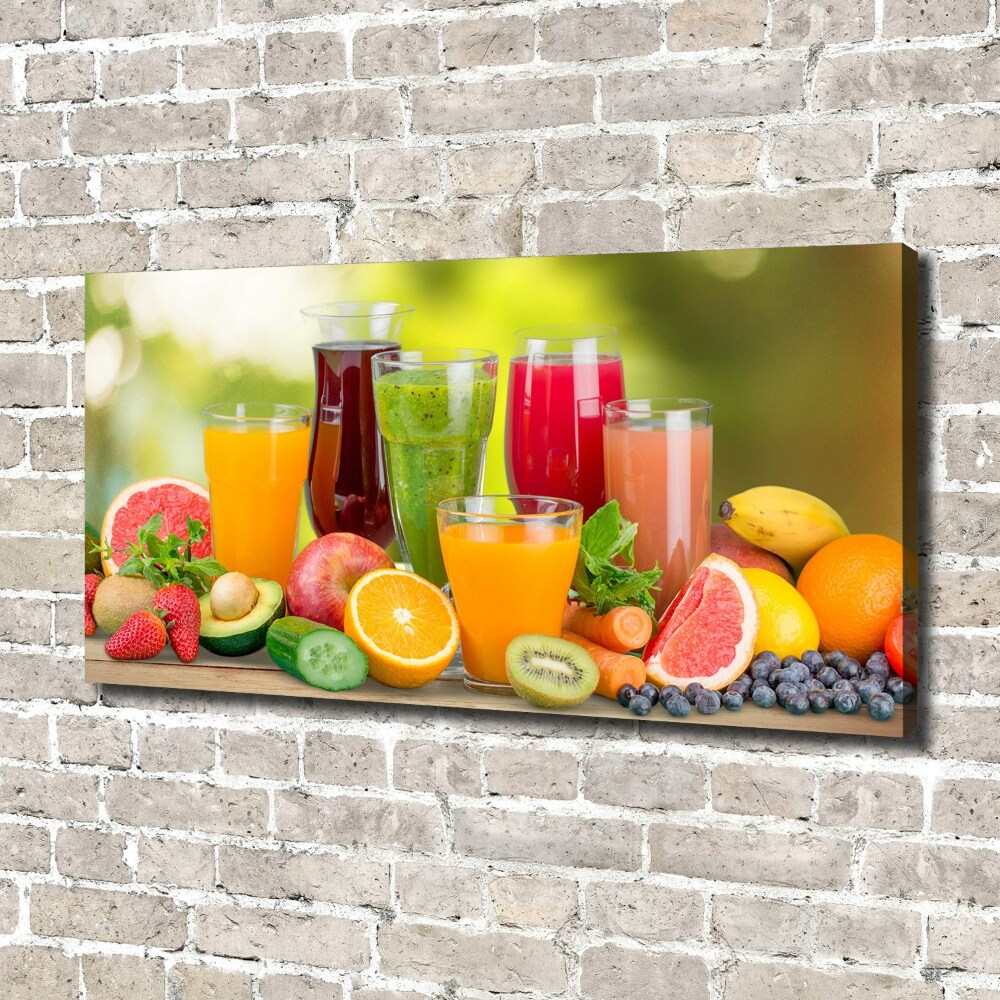 Canvas wall art Fruit juices