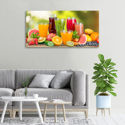 Canvas wall art Fruit juices