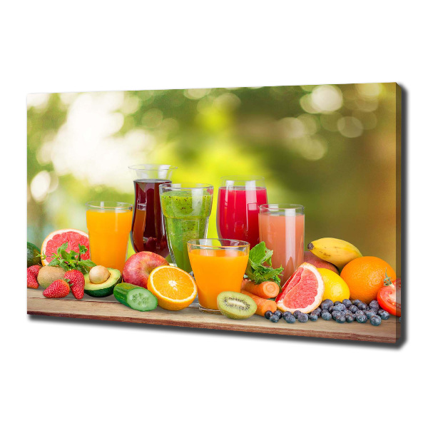 Canvas wall art Fruit juices