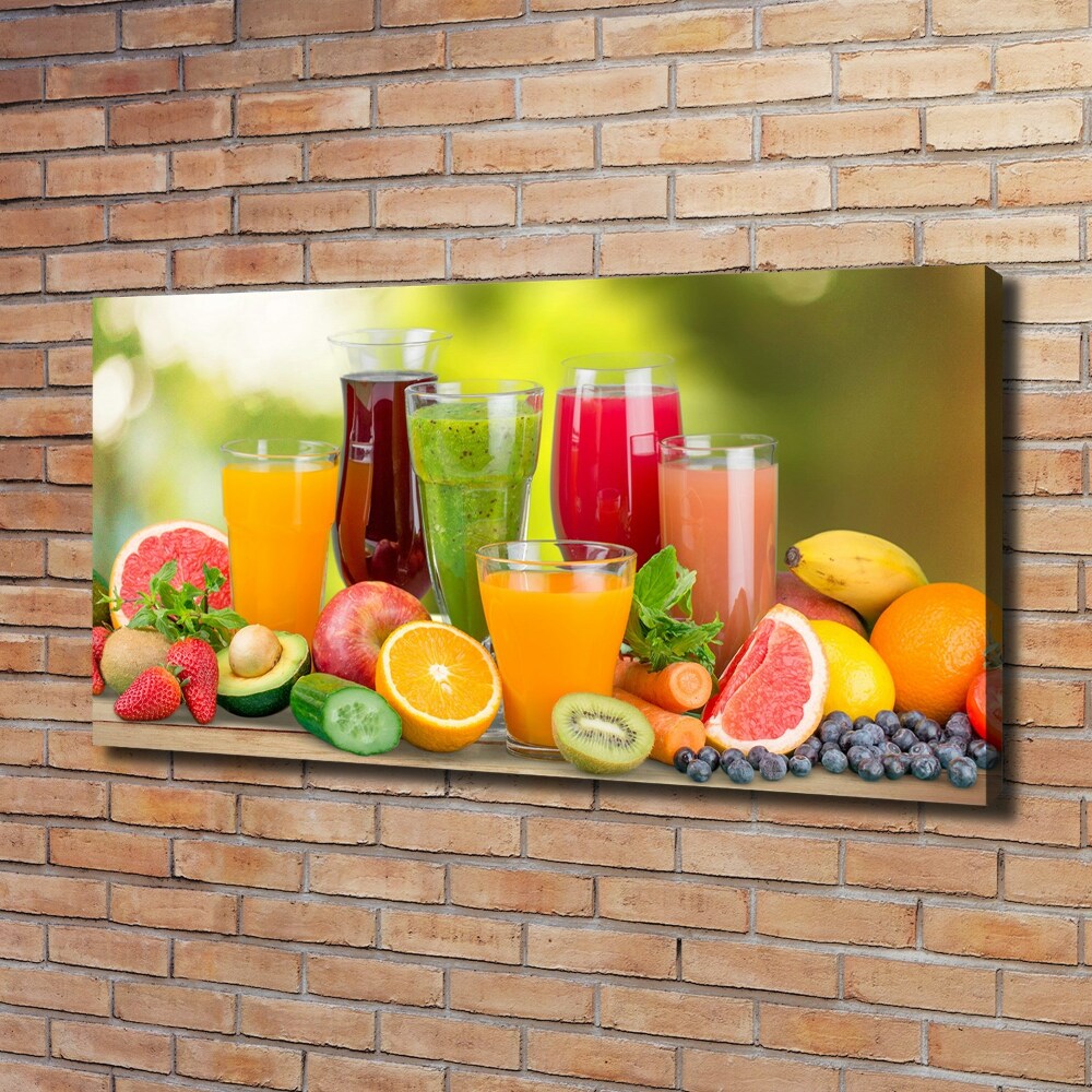 Canvas wall art Fruit juices