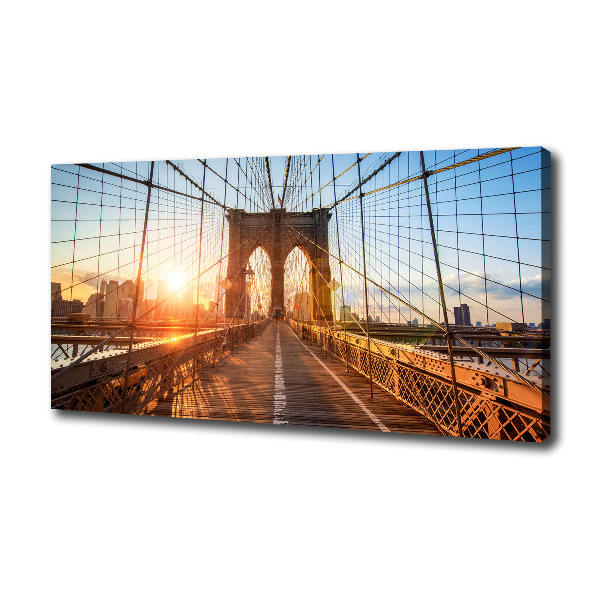 Canvas wall art Brooklyni bridge