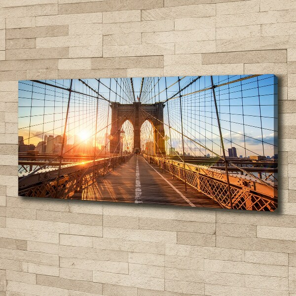 Canvas wall art Brooklyni bridge