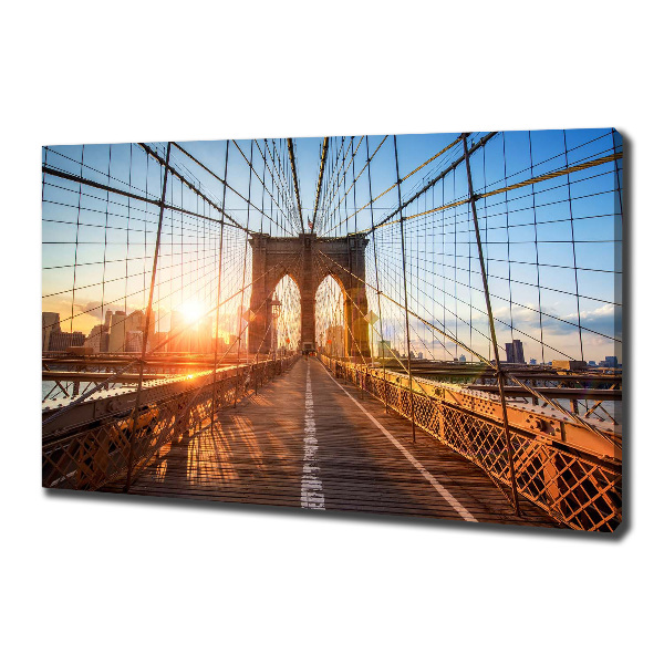 Canvas wall art Brooklyni bridge