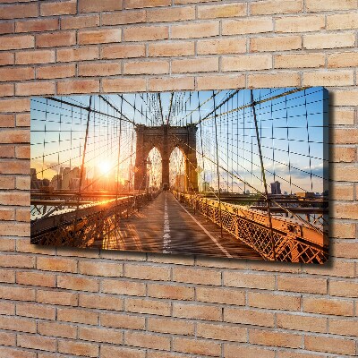 Canvas wall art Brooklyni bridge