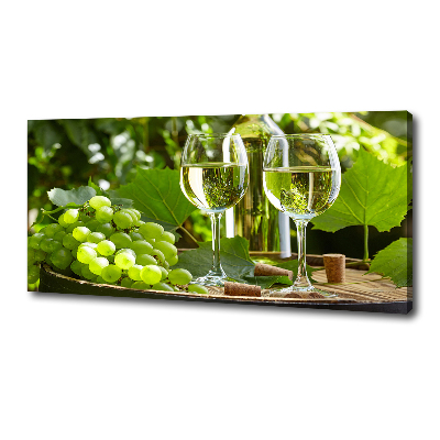 Canvas wall art White wine and fruit