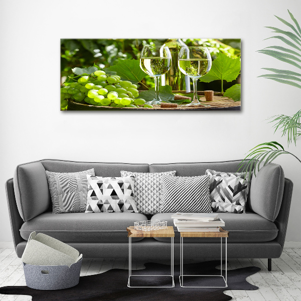 Canvas wall art White wine and fruit