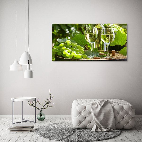 Canvas wall art White wine and fruit