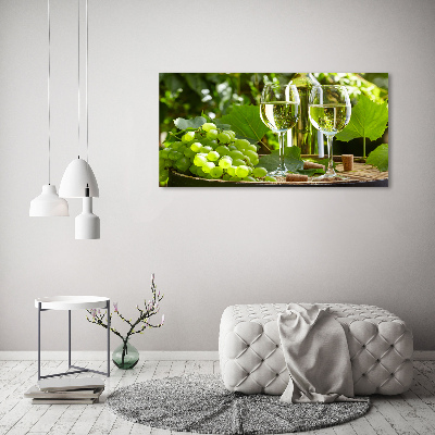 Canvas wall art White wine and fruit