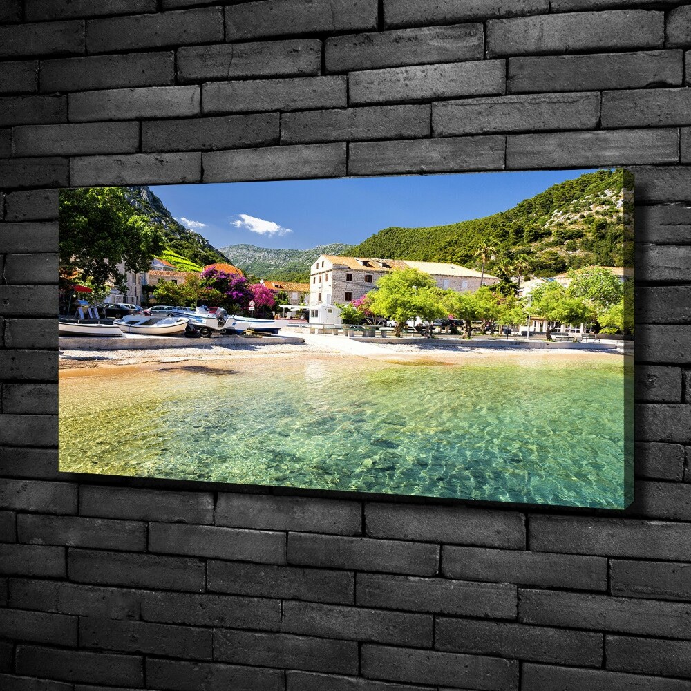 Canvas wall art Dalmatia Croatia