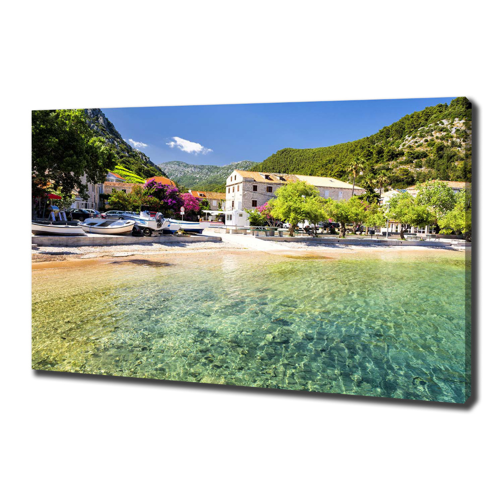 Canvas wall art Dalmatia Croatia