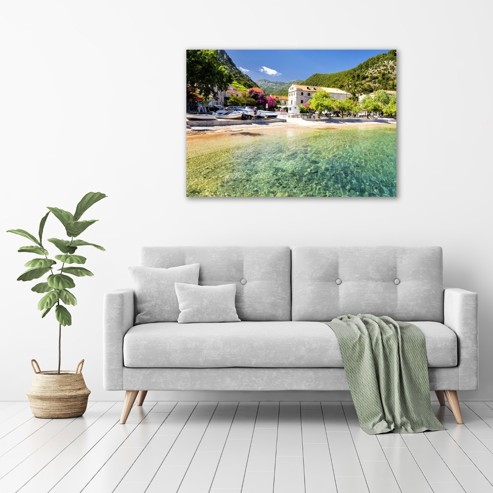 Canvas wall art Dalmatia Croatia