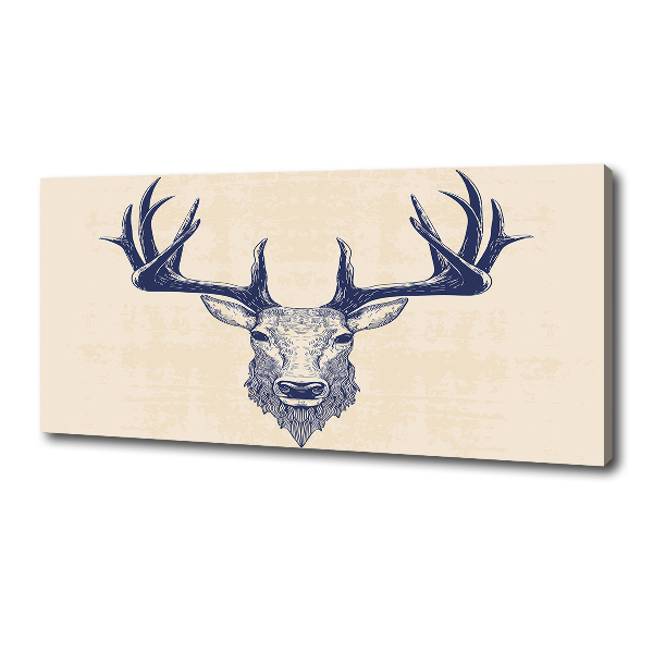 Canvas wall art Deer head