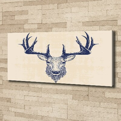 Canvas wall art Deer head