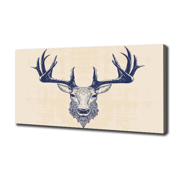 Canvas wall art Deer head