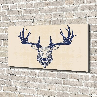 Canvas wall art Deer head