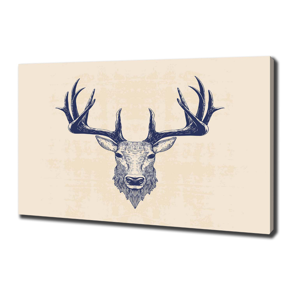 Canvas wall art Deer head