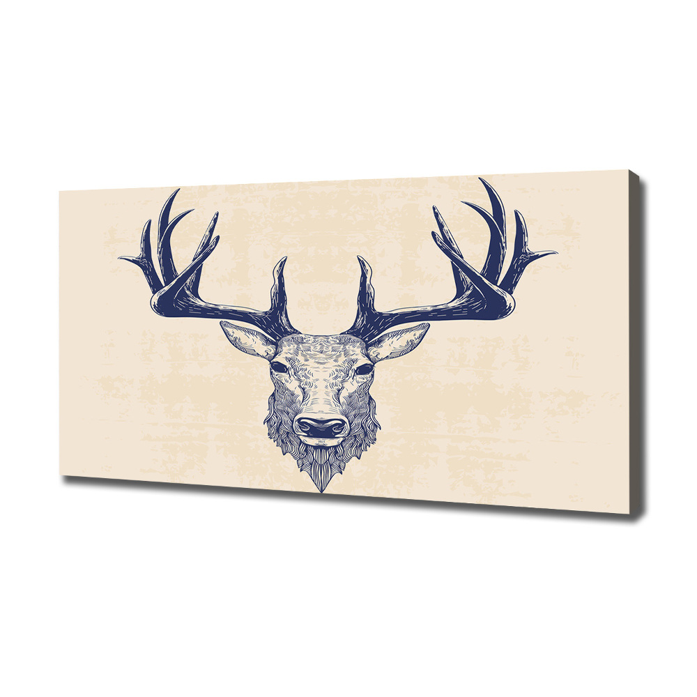 Canvas wall art Deer head