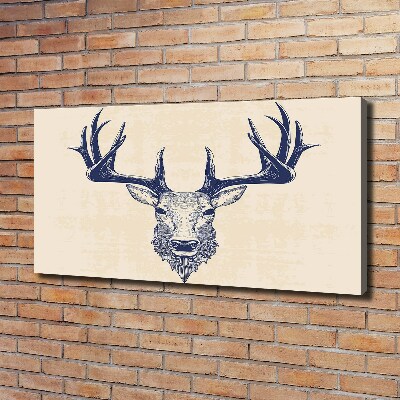 Canvas wall art Deer head