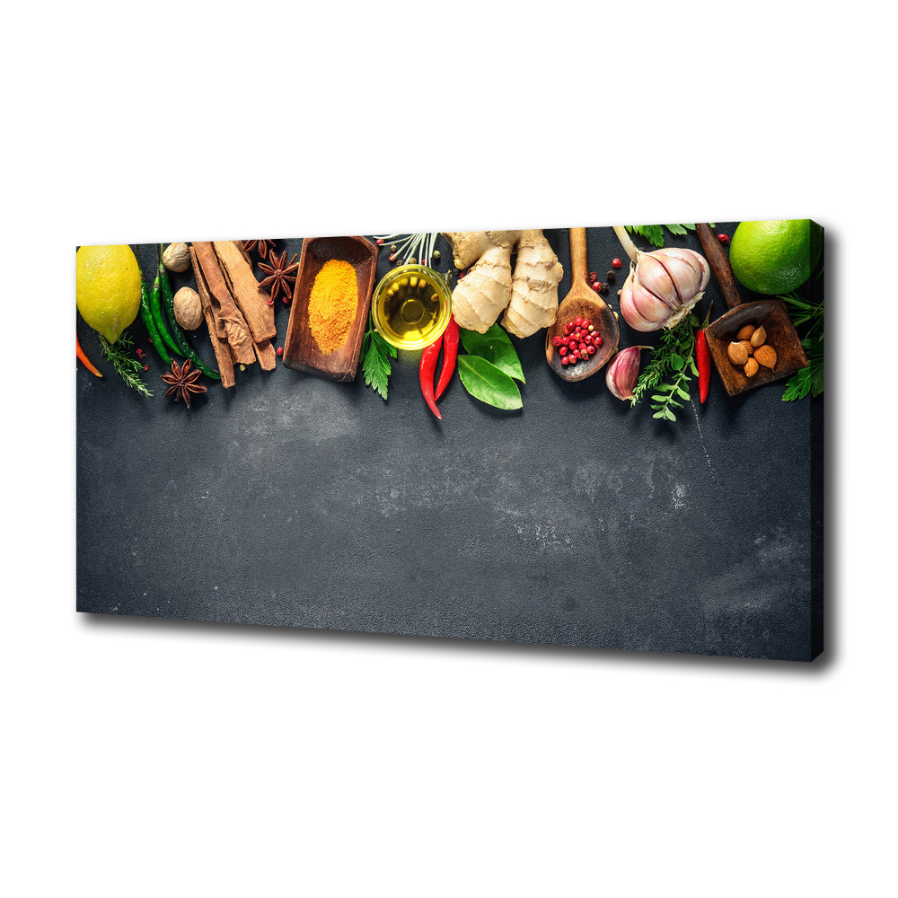 Canvas wall art Herbs and spices