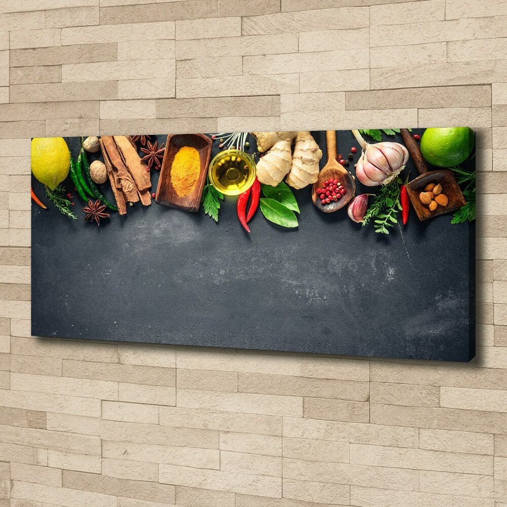 Canvas wall art Herbs and spices