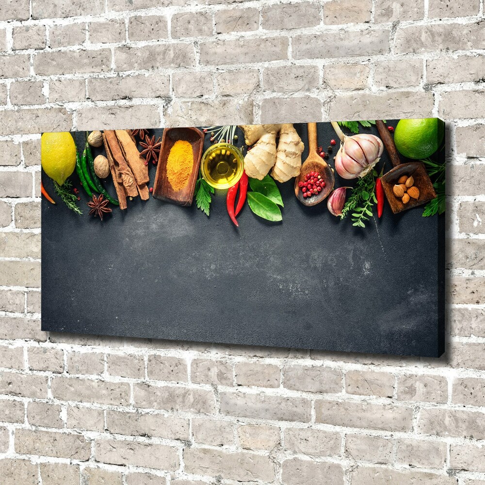 Canvas wall art Herbs and spices