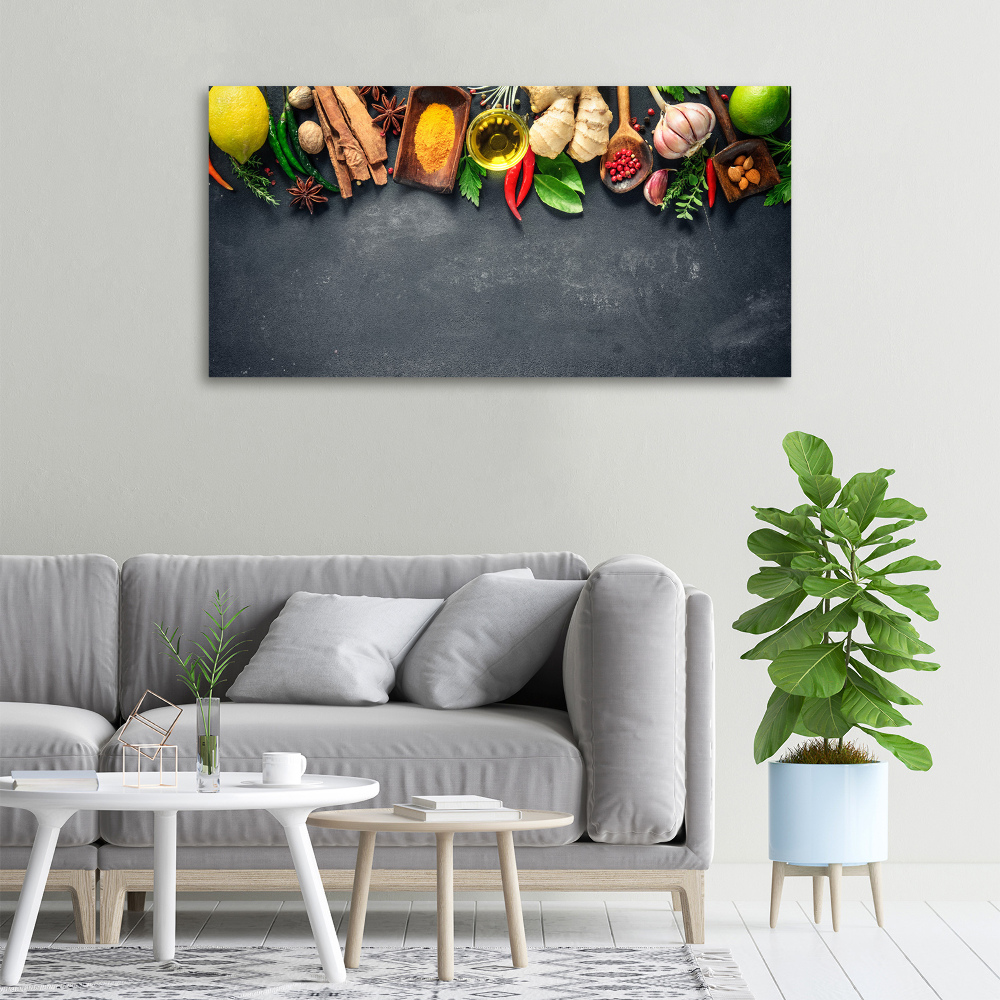 Canvas wall art Herbs and spices