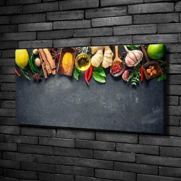 Canvas wall art Herbs and spices