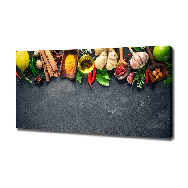 Canvas wall art Herbs and spices