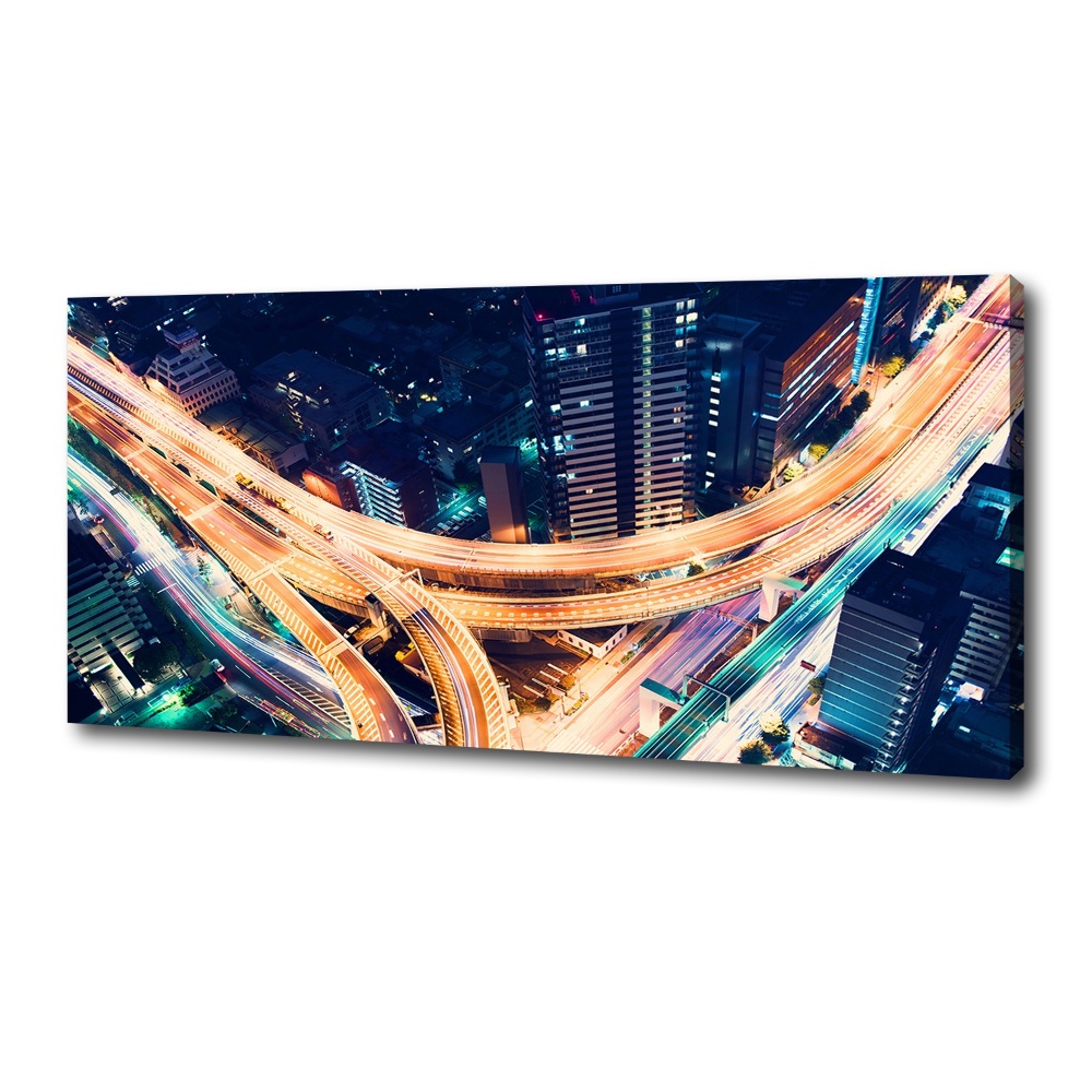 Canvas wall art Highway in Tokyo