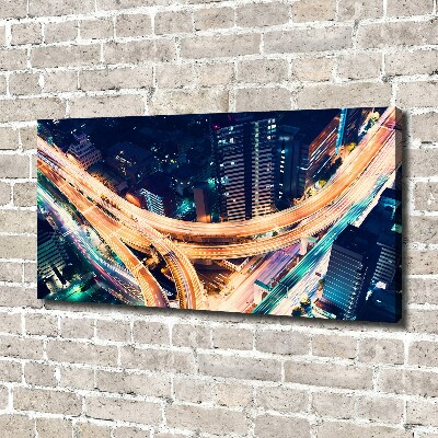 Canvas wall art Highway in Tokyo