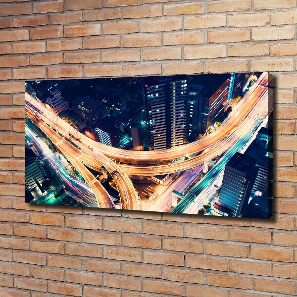 Canvas wall art Highway in Tokyo