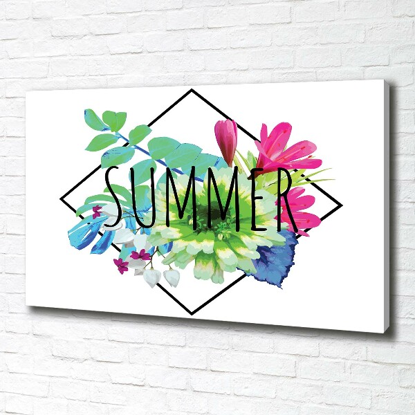 Canvas wall art Summer