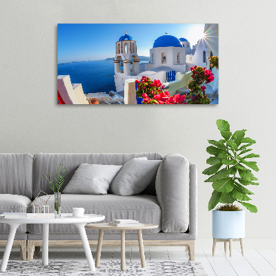 Canvas wall art Santorini Greece